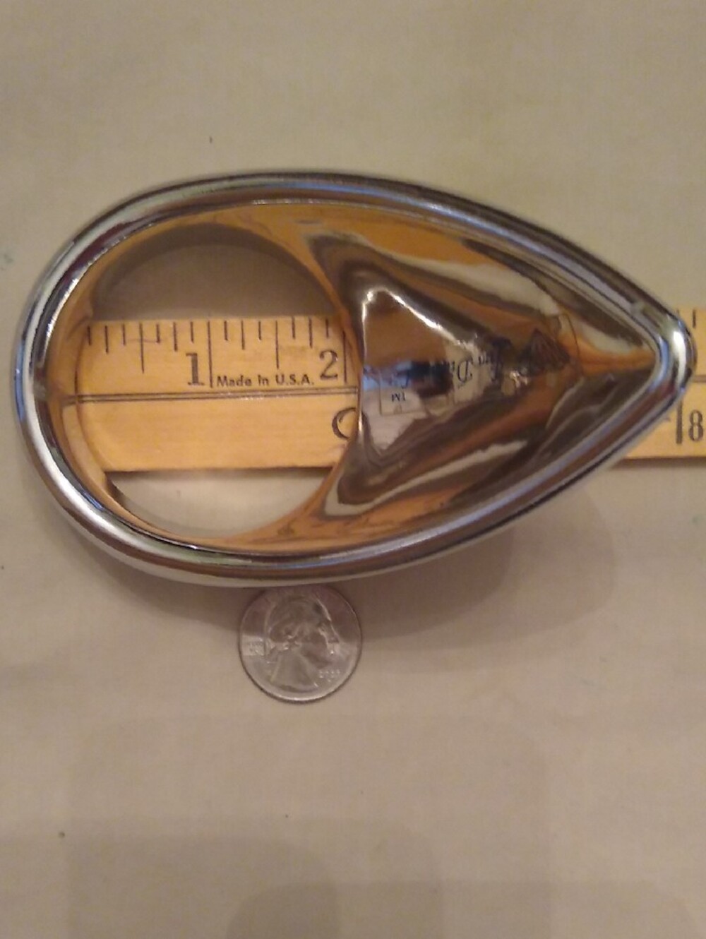 Chrome C -ring Teardrop - Picture 8 of 9